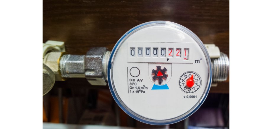 Water meter. Counter for distribution water.